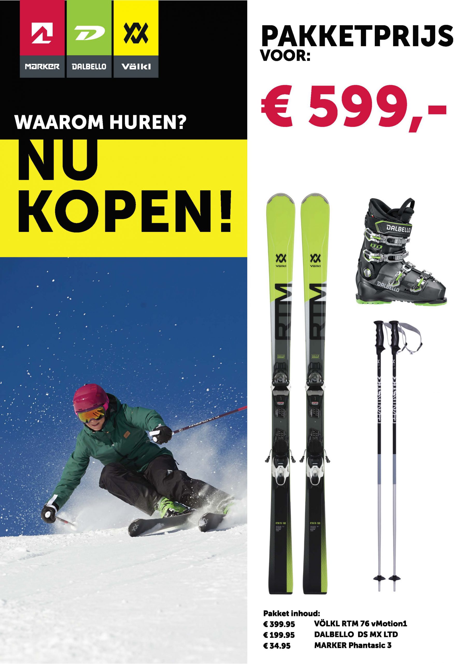 Ski's pakketprijs - Skisport Bergharen